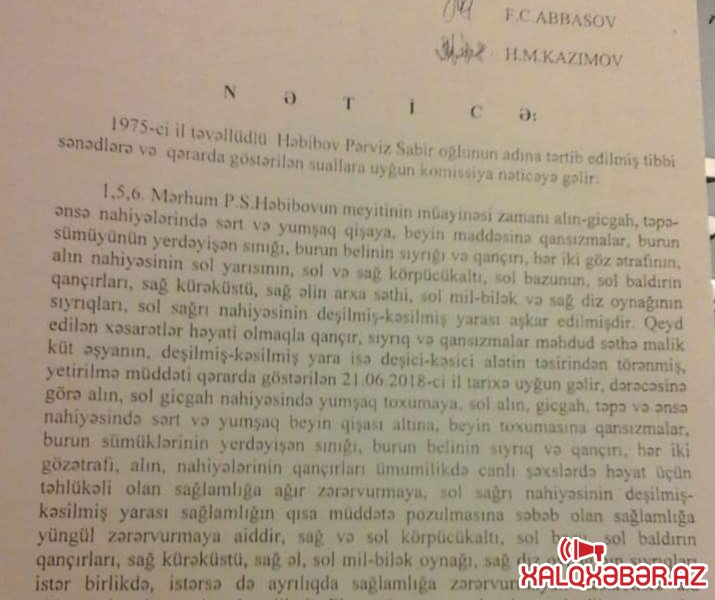 Jurnalistin qardaşının ölümündə adı keçən hakim həbsdən necə qurtuldu? – Nazirin Zakir Qaralova yazdığı məktub üzə çıxdı