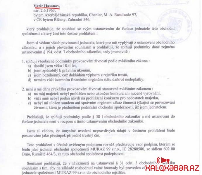 Azərbaycan belə talanır: Gömrük generalının Avropadakı biznesi tirajlandı