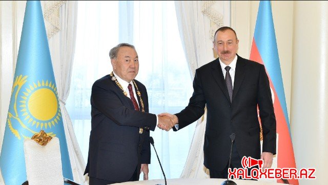 Nursultan Nazarbayev Azərbaycan Prezidentini təbrik etdi