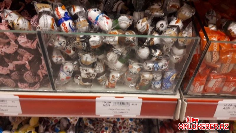 Bakının mağazalarında Ermənistan istehsalı olan konfet satılır - FOTO