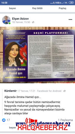 Dövlət məmuru seçki prosesinə müdaxilə edir - Kürdəmirdə