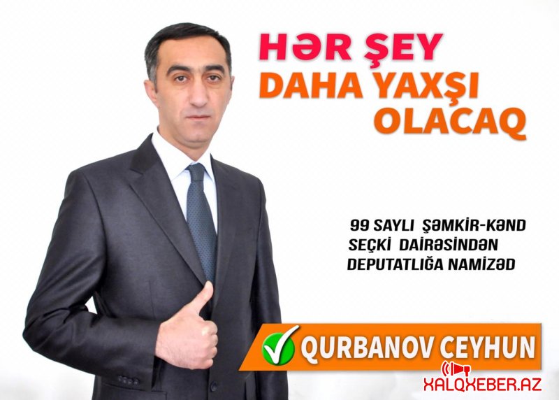 Deputatlığa namizəd Ceyhun Qurbanov təbliğat-təşviqat kampaniyasına başladı