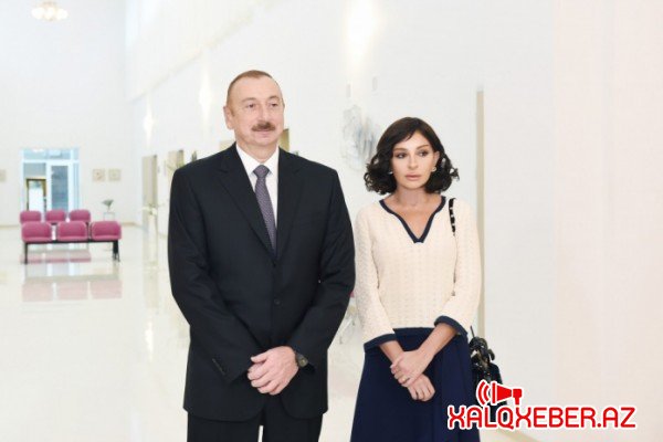 İlham Əliyev və Mehriban Əliyeva maska müəssisəsinin açılışında