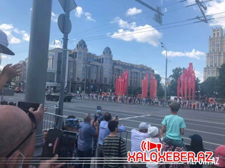 Moskvadakı paradda meydana ilk olaraq Azərbaycan hərbçiləri çıxıb