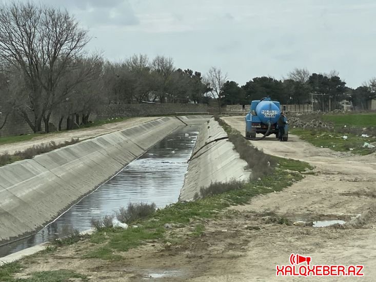 Dəhşət: Abşeronda su kanalına çirkab axıdılır - FOTO