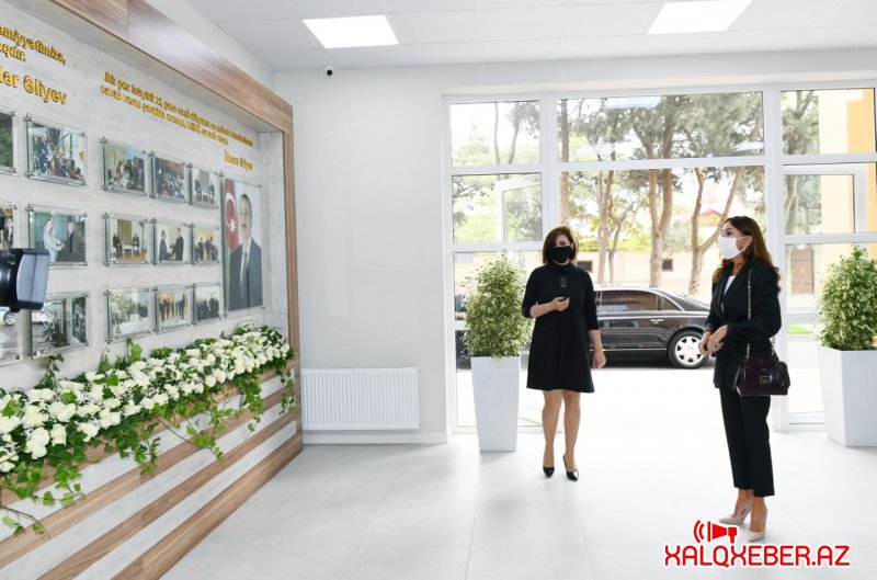 Mehriban Əliyeva Bülbülədə açılışda - FOTO