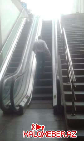 51 milyona başa gələn parkda eskalatorlar yenə işləmir - FOTO