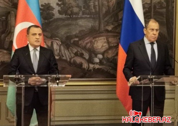 Ceyhun Bayramov Moskvada Sergey Lavrovla görüşdü