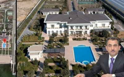 "Azərsu" sədrinin 5 hektarın içində 100 milyonluq dəbdəbəli villası ortaya çıxdı - Video