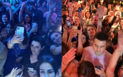 Türkiyəli müğənni Bakıda konsert verdi: Karantin qaydaları kobud şəkildə pozuldu - VİDEO