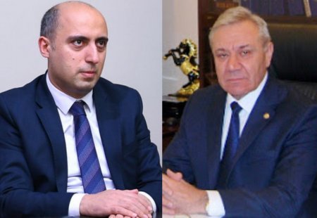 Təhsil naziri E.Əmrullayev və GDU-nun rektoru Yusif Yusibov QALMAQALI