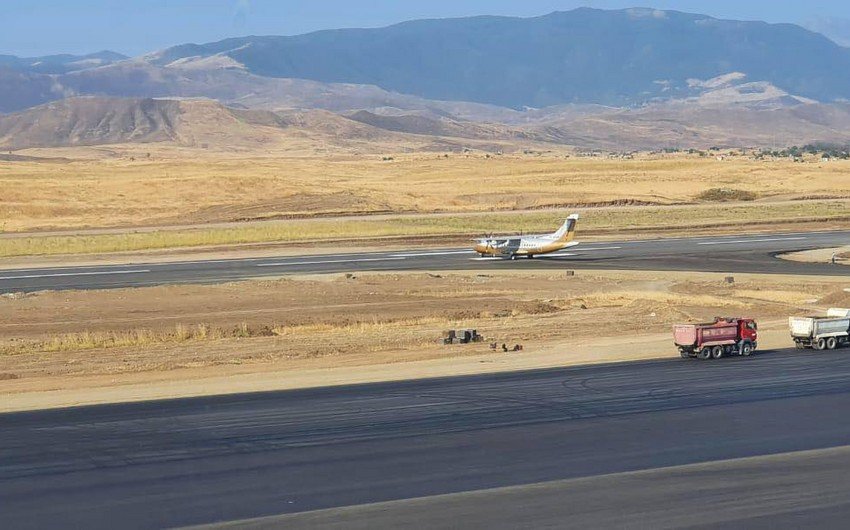 “Füzuli” Beynəlxalq hava limanında sınaq uçuşları başlayıb