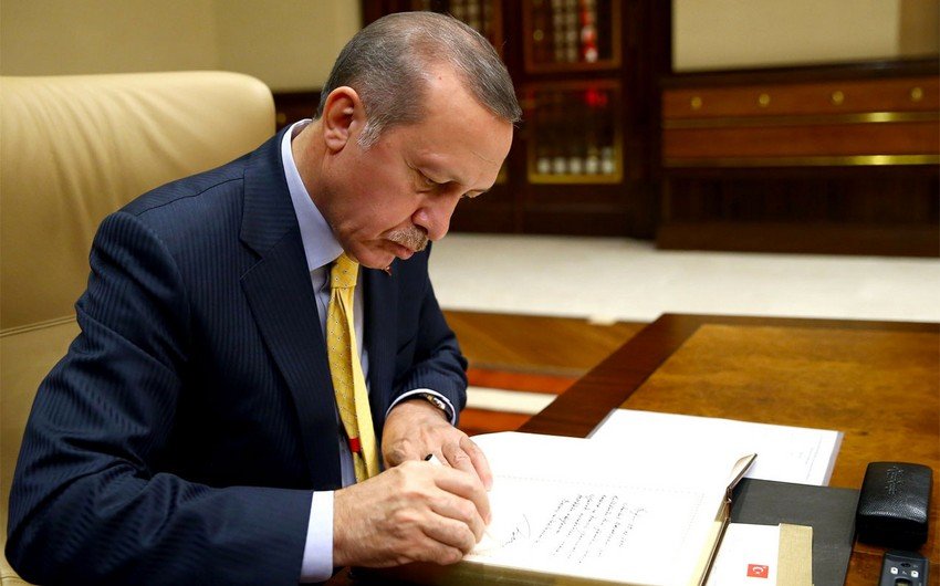 Ərdoğan Azərbaycanla imzalanmış Anlaşma Memorandumunu təsdiqləyib