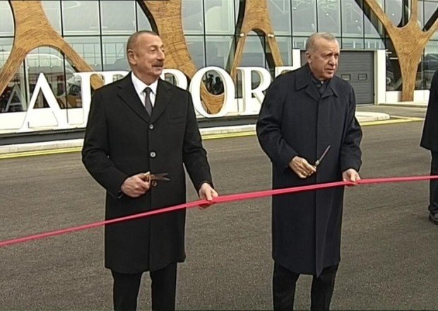 Azərbaycan və Türkiyə Prezidentləri Füzuli Beynəlxalq Hava Limanının açılışını etdilər