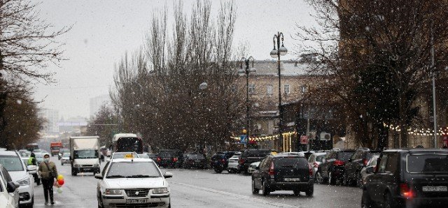 Bakıda sulu qar yağacaq - XƏBƏRDARLIQ
