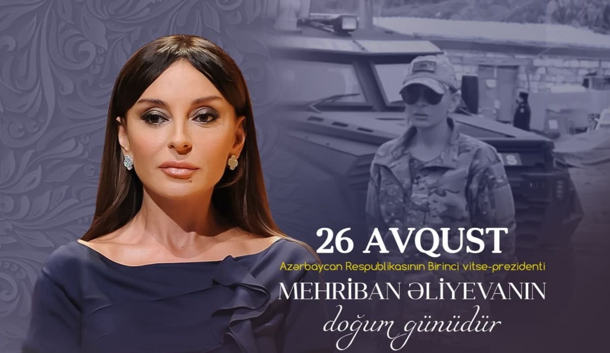 “Çin Karqo” şirkətindən Birinci vitse-prezident Mehriban Əliyevaya doğum günü təbriki