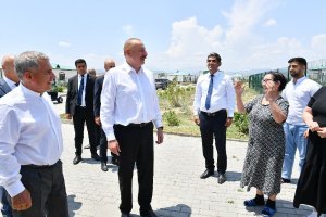 Azərbaycan və Tatarıstan liderləri Ağalı kəndində - FOTOLAR (YENİLƏNİB)
