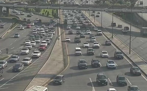 Hazırda tıxac olan yollar - SİYAHI