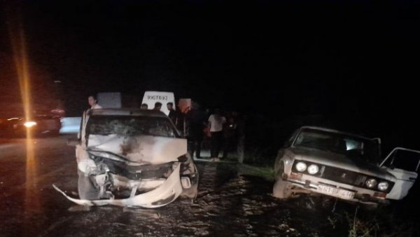 Kürdəmirdə ağr qəza baş verib, xəsarət alanlar var
