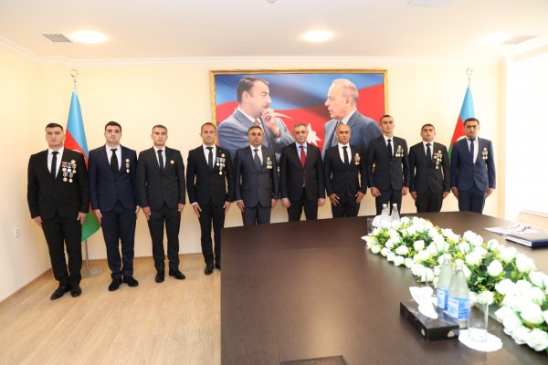 Vətən müharibəsi iştirakçıları Dövlət Xidmətində həqiqi hərbi xidmətə olunub