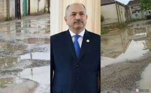 Əziz Əzizov şəhid adına olan küçəni bataqlıqa çevirib