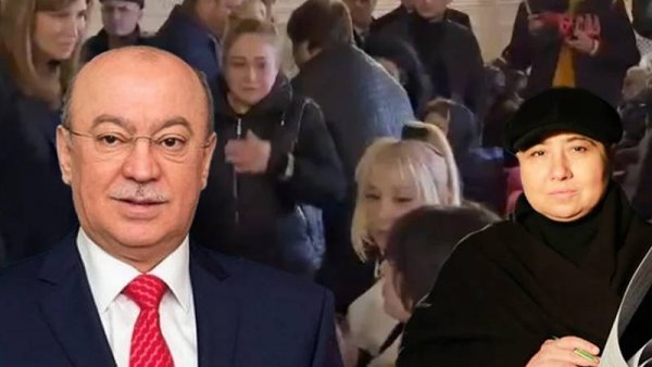Kəmalədin Heydərovun xanımı Aygün Bəylərin vida mərasimində - VİDEO