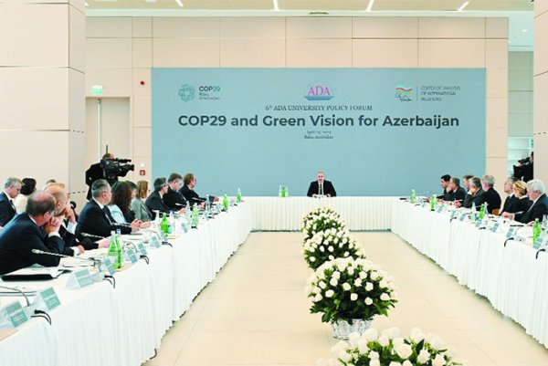 “COP29 və Azərbaycan üçün Yaşıl Baxış”