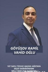 Deputatlığa namizəd RAMİL GÖYÜŞOV seçicilərin problemlərinin aradan qaldırılması məqsədilə aidiyyatı qurumlara müraciət ünvanladı