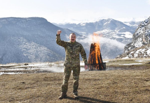 Bu gün Novruz bayramını bütöv Qarabağımızda qeyd etməyin sevinc və qürurunu yaşayırıq