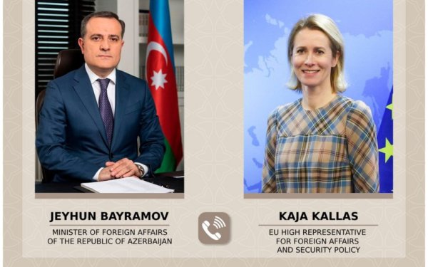 Ceyhun Bayramov və Kaya Kallas İsrail-İran qarşıdurmasını müzakirə edib