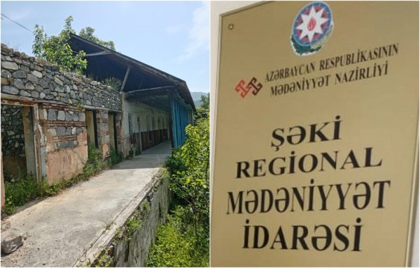Şəkidə Baş Göynük kəndinin “Sənətkarlar evi” nədən yanıb və niyə təmir olunmur -DETALLAR