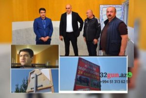 Yol nişanı ÜZƏRİNDƏ ƏT KƏSİMİ REKLAMI: İcra başçısı AÇILIŞDA