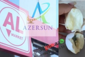 “Azərsun Holdinq”ə məxsus "AL market"dən iyrənclik - PİS QOXU VƏ TƏHLÜKƏLİ QİDA / VİDEO