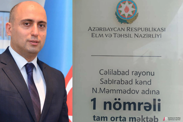 Cəlilabad rayonu Sabirabad kəndi 1 nömrəli tam orta məktəbdə ailə davası:direktorla müəllim qardaş şagirdlərin gözü qarşısında dalaşdı