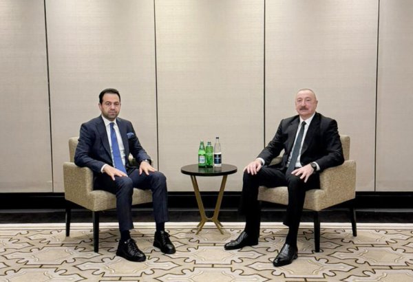 Prezident İlham Əliyevin Əbu-Dabidə Müsəlman Ağsaqqalları Şurasının baş katibi ilə görüşü olub