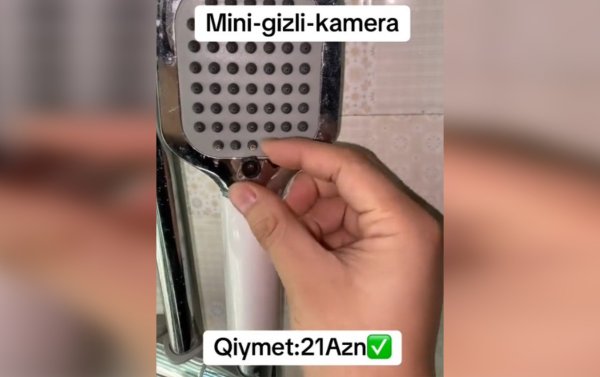 Bu videoları çəkib gizli kameraları reklam edirlər - Hamamda, oyuncaqda, kompüterdə...