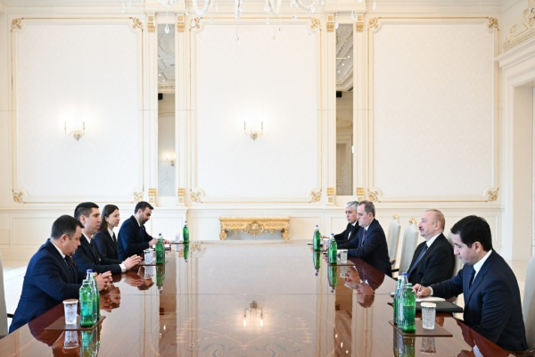 Prezident İlham Əliyev Moldova xarici işlər nazirini qəbul edib