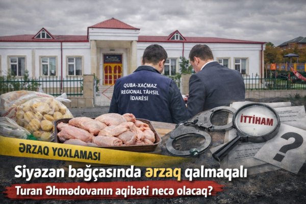 Siyəzən şəhər 3 №-li körpələr evi–uşaq bağçasında ərzaq qalmaqalı – Regional Təhsil İdarəsi araşdırma aparır