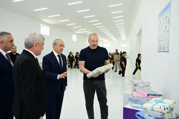 Xocalıda "Qarabağ Tekstil Evi" MMC istifadəyə verilib