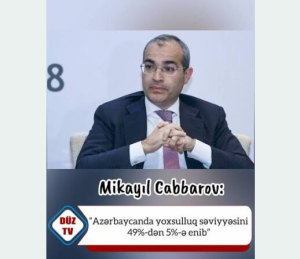 Cənab Cabbarovun YOXSULLUQ MİZANI - rəqəmlərdə təskinlik...