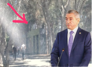 Sabunçuda park içində tikinti özbaşınalığı - VİDEO