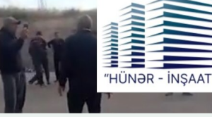İşçilər yolu bağladı: “Hünər-İnşaat” işlətdiyi fəhlələrin maaşını vermir-VİDEO