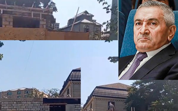 Adil Vəliyev qanun-qayda-tanımır? - Agacları məhv edib tikinti aparanlara yaşıl işıq... - VİDEO