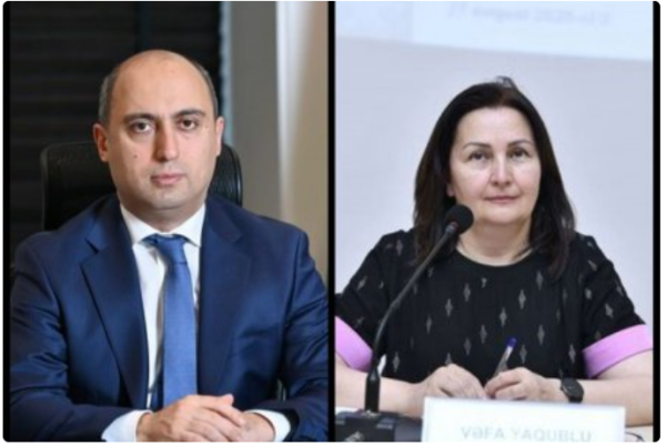 Təhsilin ən başqatan xanımı gül vurub, MÜTDA-nın direktor müavini Vəfa Yaqublu deyir: