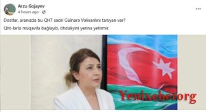 QHT-lərə Dövlət Dəstəyi Agentliyi ilə Gülnarə Vəlixanlını nə birləşdirir? - …xeyli məbləğdə vəsait toplanıb