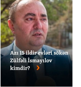 MƏMUR YOXSA XULİQAN? — Dövlətin layihəsi vətəndaşın evini yağmalamaq, onu küçələrə atmaq deməkdir?!